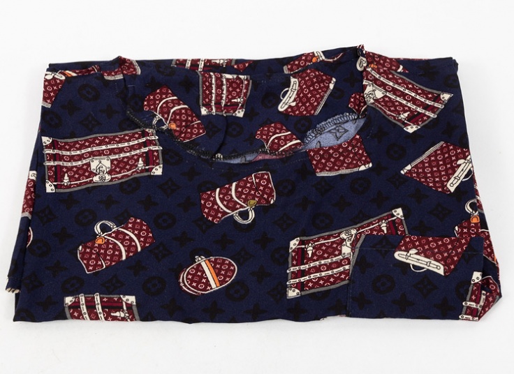 بلوز نخی سایز بزرگ جیب دار