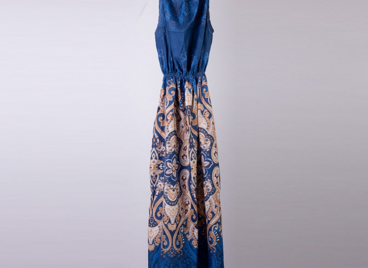 پیراهن ساحلی طرحدار زنانه