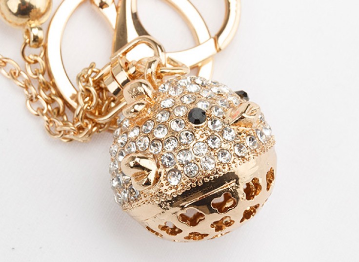 آویز کلید کریستالی Bird