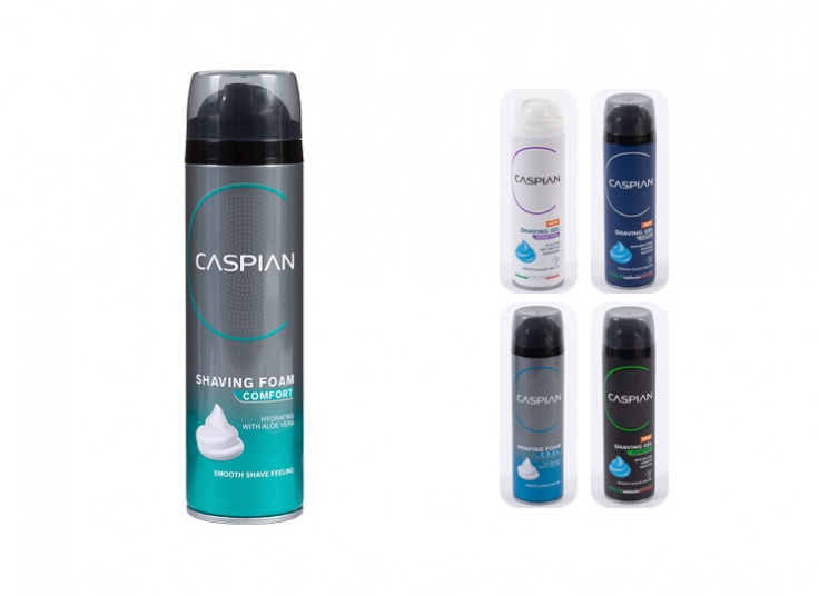 فوم و ژل اصلاح Caspian