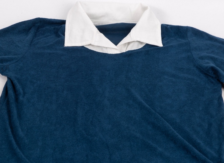 بلوز بافت زیر و رو زنانه