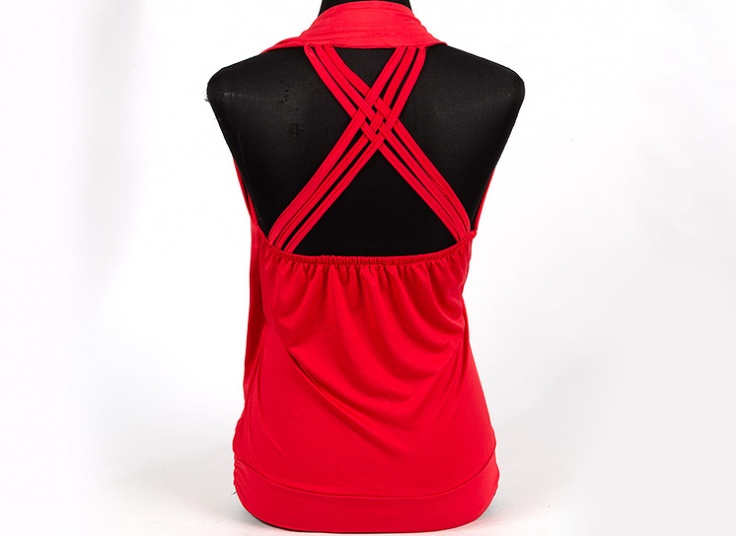 تاپ زنانه پشت ضربدری