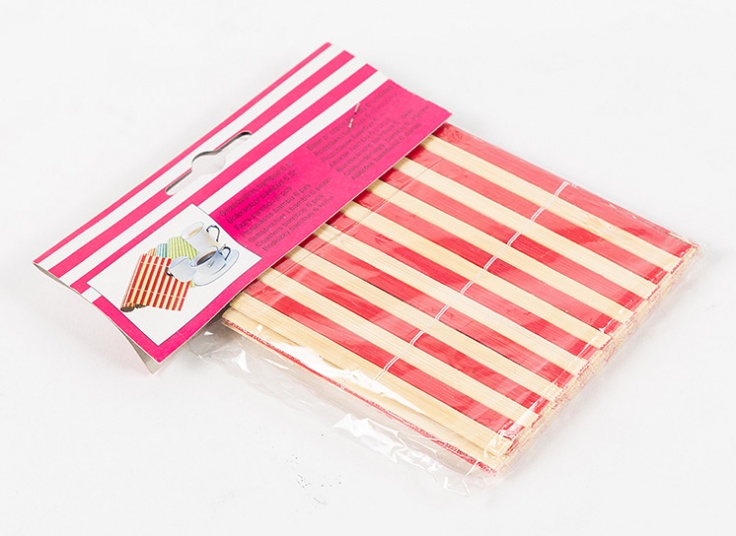 زیر لیوانی بامبو 6 عددی