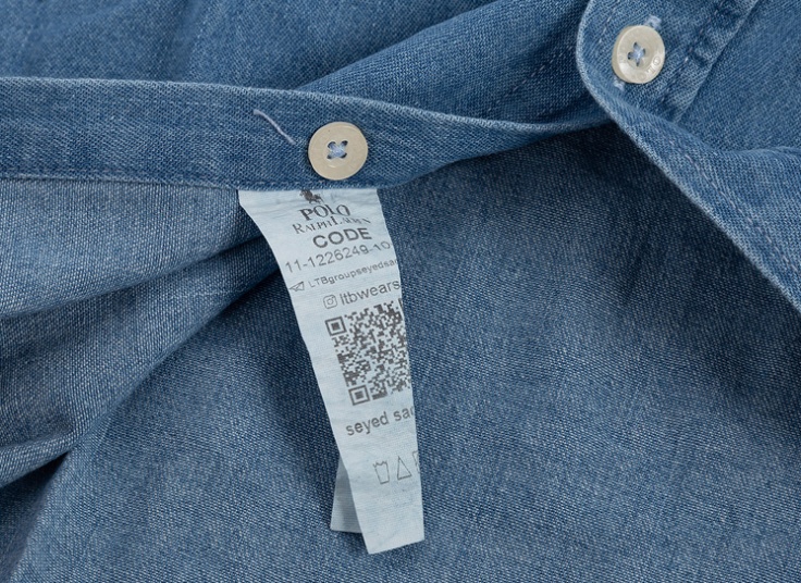 پیراهن جین آستین کوتاه طرح Ralph Lauren