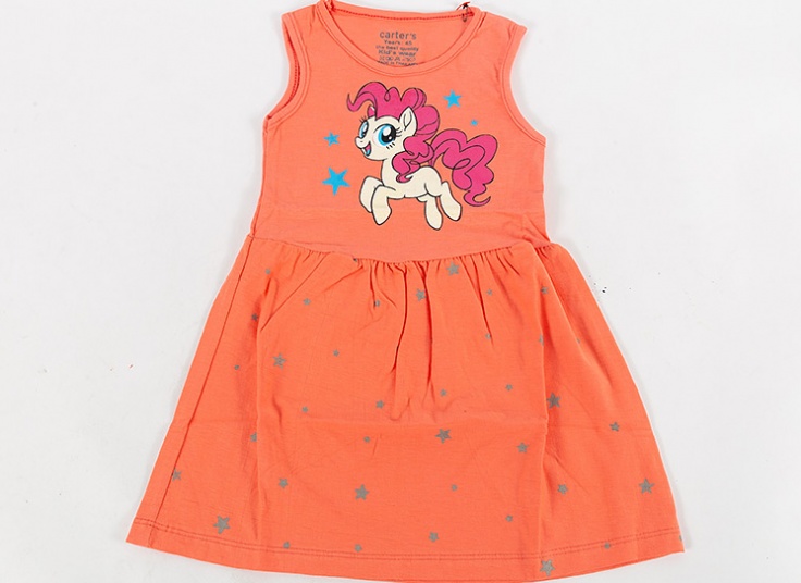 سارافون دخترانه چاپ دار