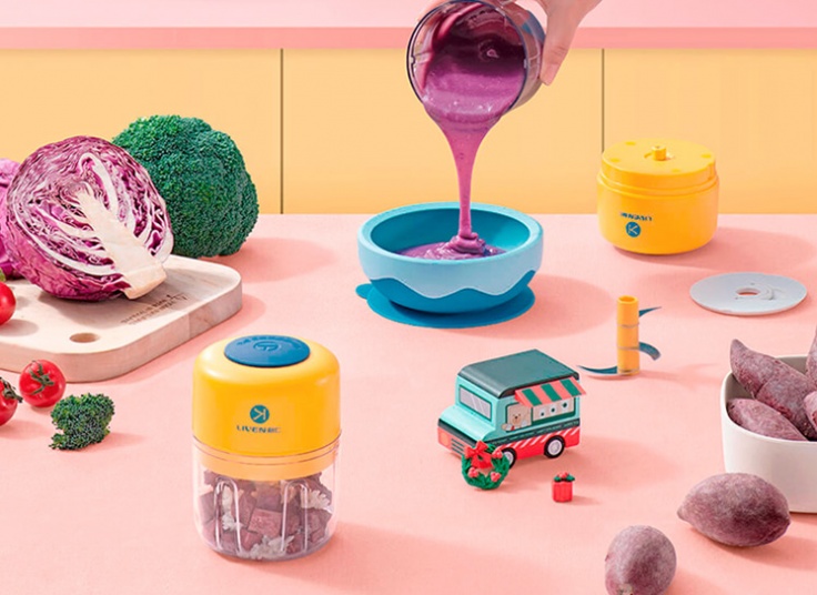 خرد کن شارژی LIVEN مدل LLQ-252