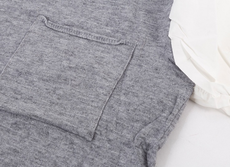 بلوز بافت آستین فانتزی