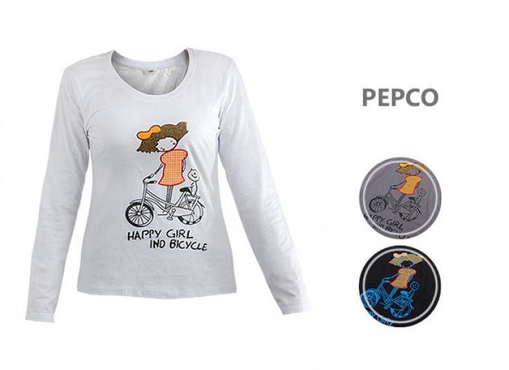 تیشرت آستین بلند زنانه Pepco