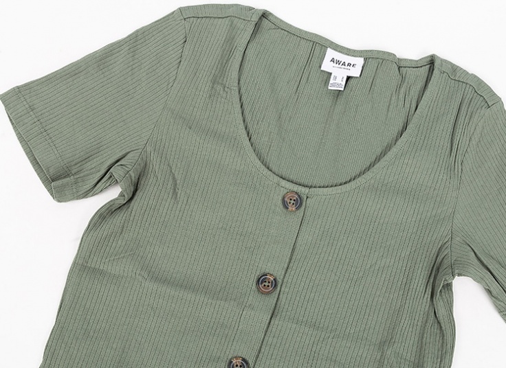 تیشرت دکمه دار کبریتی Aware