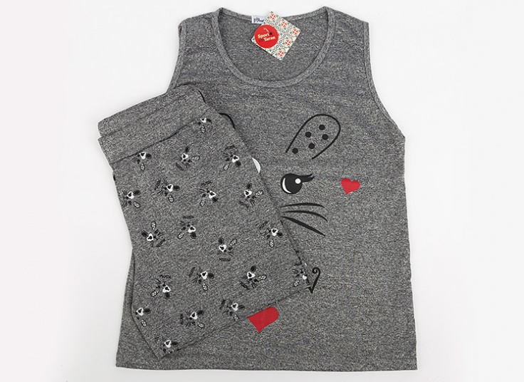 تاپ و شلوارک طرح گربه