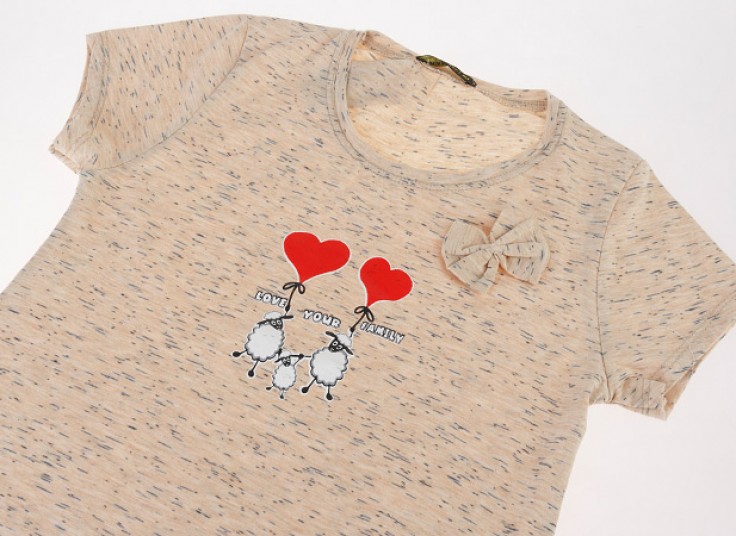 تیشرت زنانه پاپیون دار