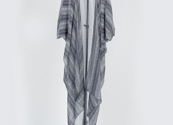 مانتو حریر جلو باز