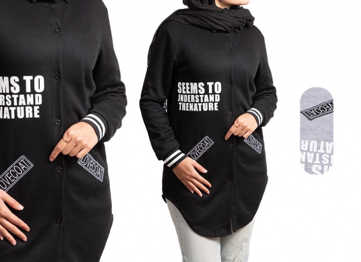 شومیز مانتویی زنانه مدل کبریتی