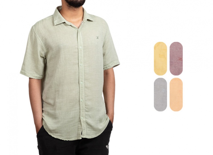 پیراهن مردانه لینن طرح Zara