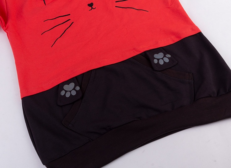 هودی کلاهدار زنانه طرح Cat