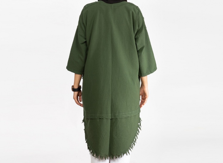 مانتو کتان زنانه