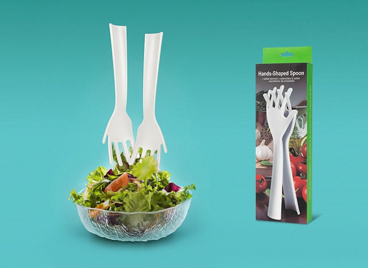 چنگال سرو سالاد 