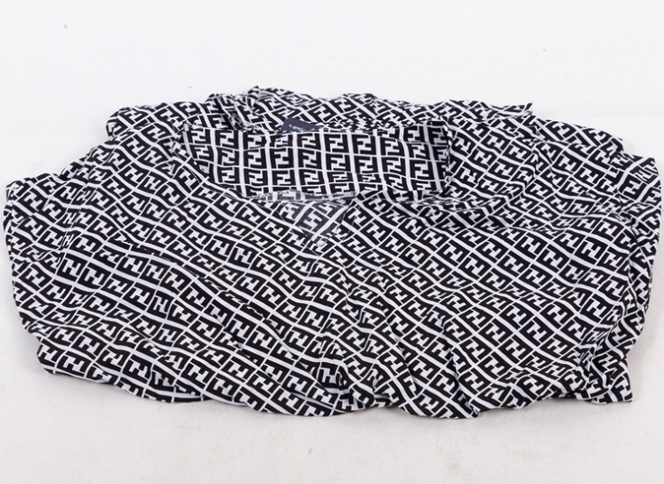 پیراهن ساحلی یقه کوبایی