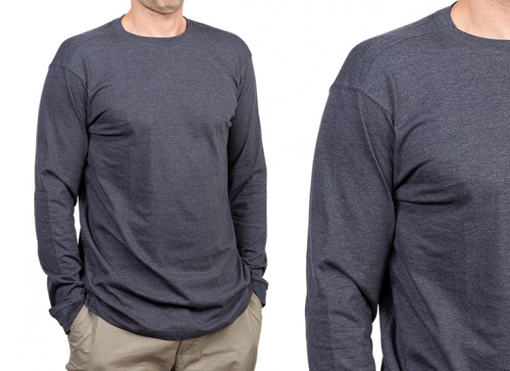 تیشرت آستین بلند مردانه Blue Mountain