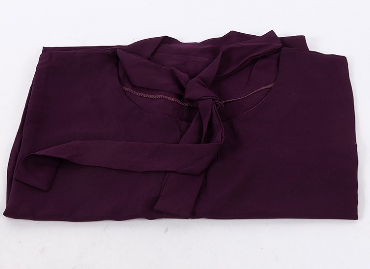 بلوز حریر یقه کراواتی کد 11456