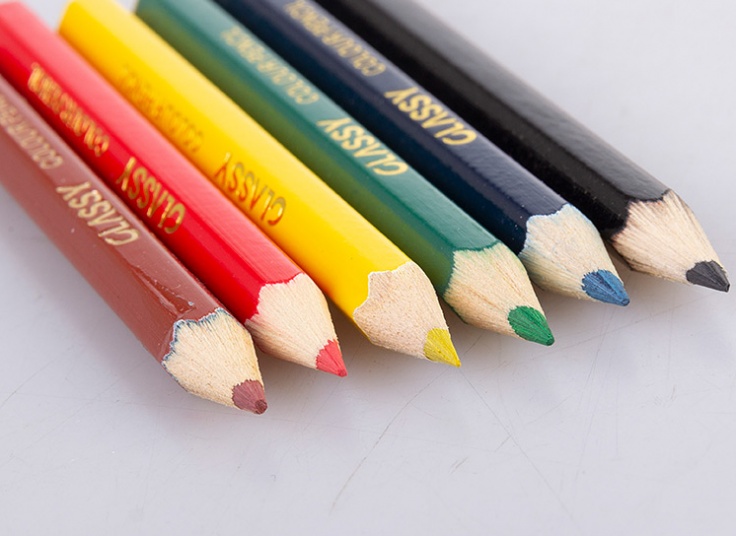 مداد رنگی 6 رنگ CLASSY