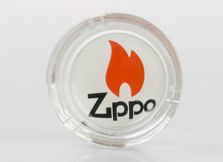 زیرسیگاری شیشه ای طرح Zippo