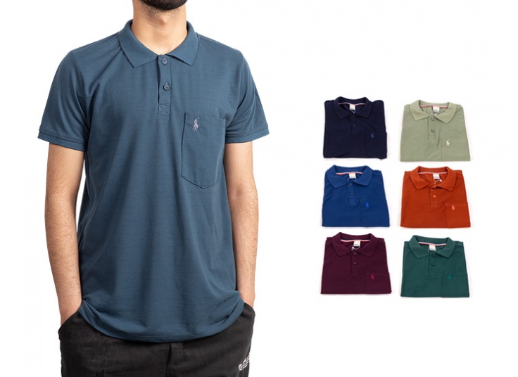 پولوشرت جیب دار مردانه polo