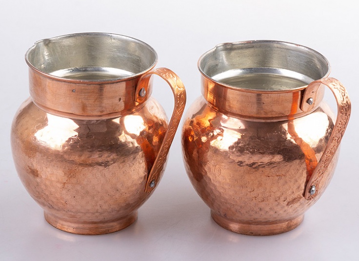 ظروف آشپزخانه مسی