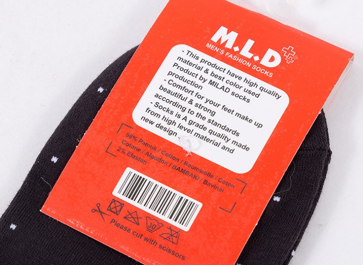 جوراب مچی پنبه مردانه MLD