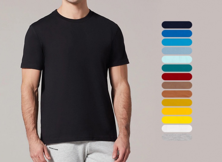 تیشرت مردانه آستین پاکتی طرح zara