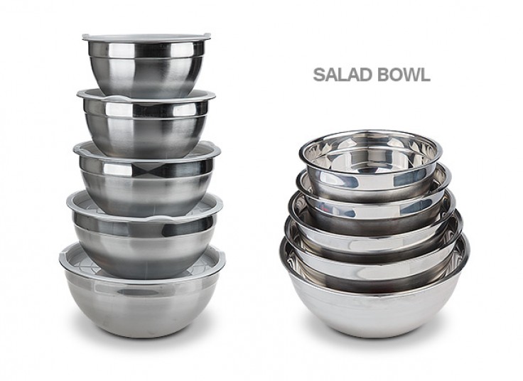 ست کاسه سالاد استیل