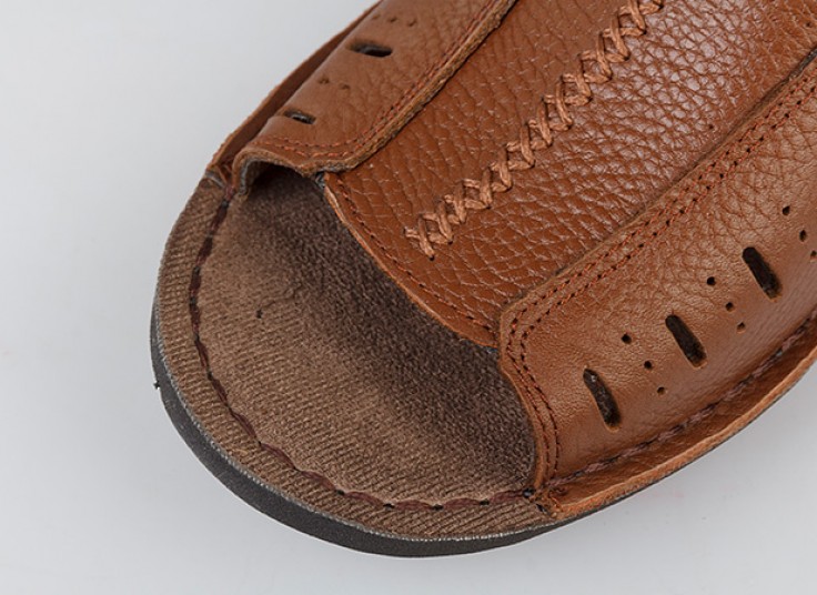 صندل چرم طبیعی مردانه NEGHIN