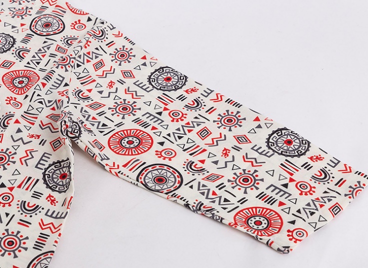 تونیک طرحدار جلو بسته