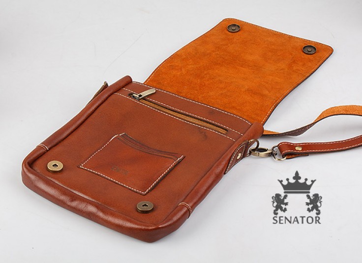 کیف کج چرمی SENATOR