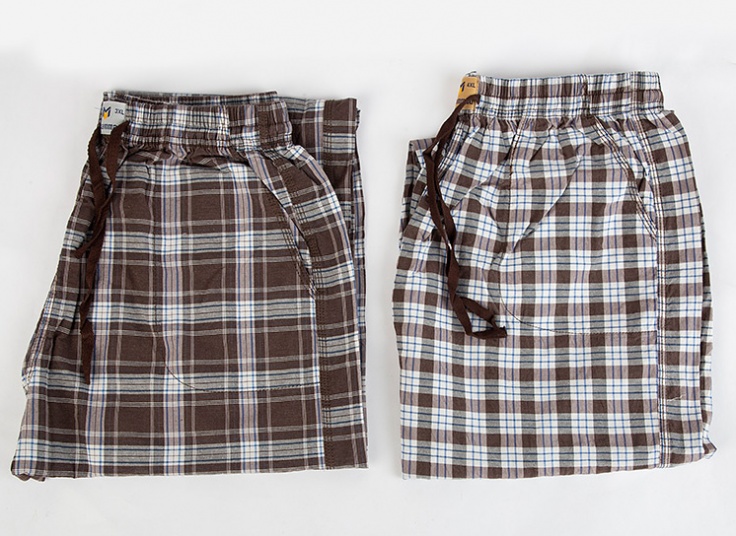 شلوار راحتی مردانه چهارخانه