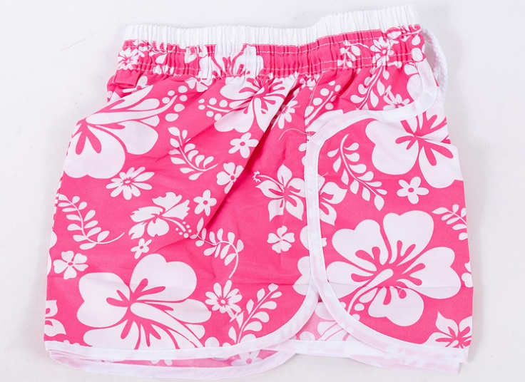 شلوارک زنانه طرح هاوایی