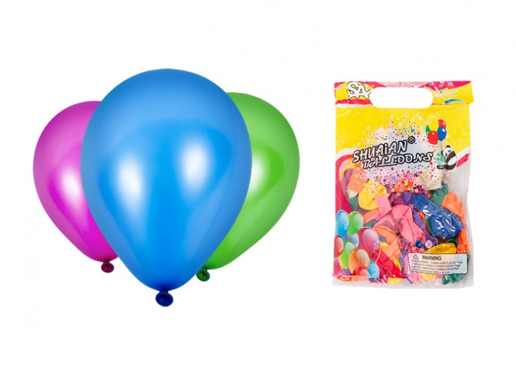 بادکنک رنگی بسته 100 عددی