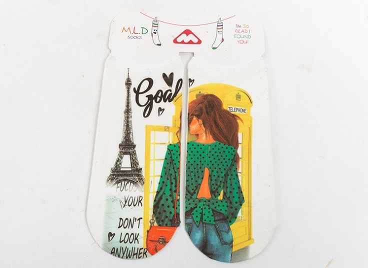 جوراب طرح چاپی MLD