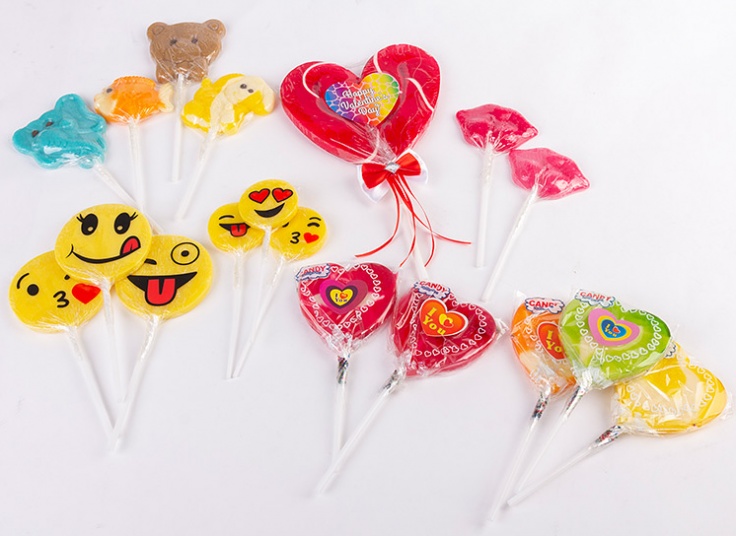 انواع آبنبات چوبی فانتزی