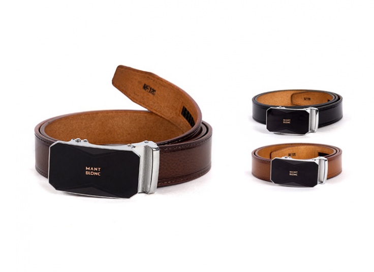 کمربند ریلی مردانه طرح Mont Blance