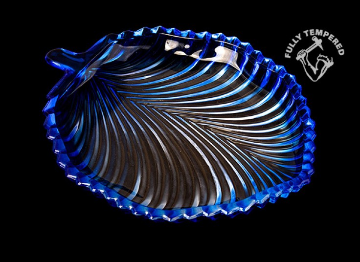 بشقاب طرح برگ FULLY TEMPERED