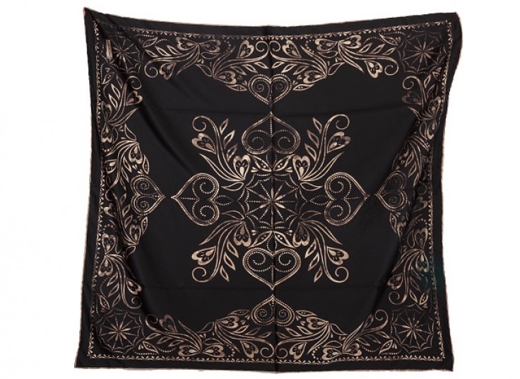 روسری ساتن دست دوز ASGOLDAS