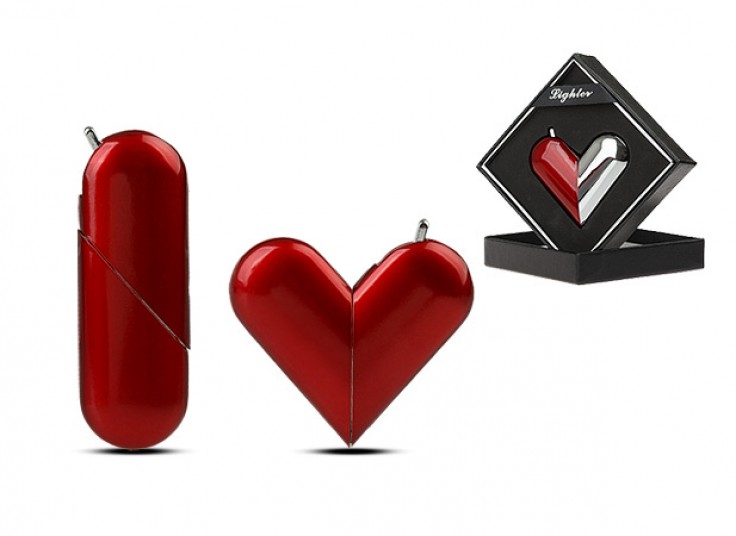 فندک دو حالته طرح قلب