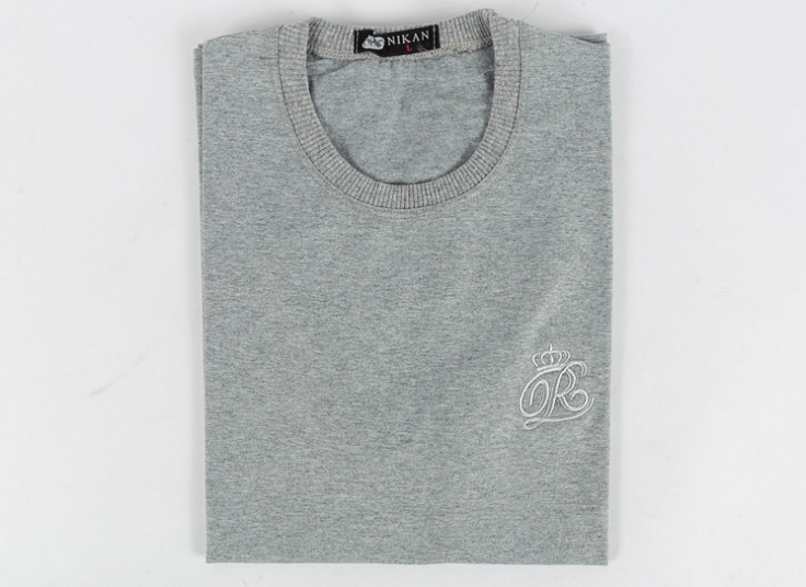 تیشرت آستین کوتاه ملانژ Nikan