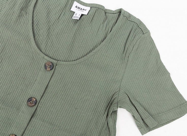 تیشرت دکمه دار کبریتی Aware