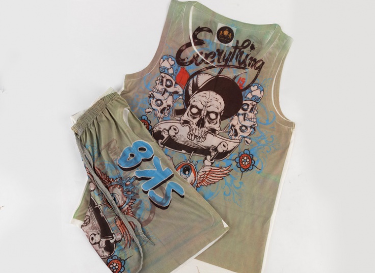 رکابی و شلوارک مردانه طرح‌دار Kian ersi