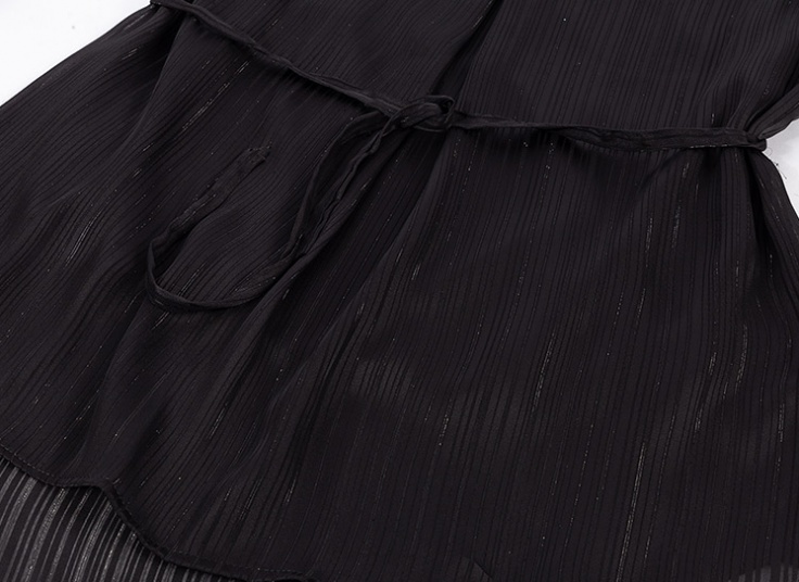 شومیز حریر زنجیردار