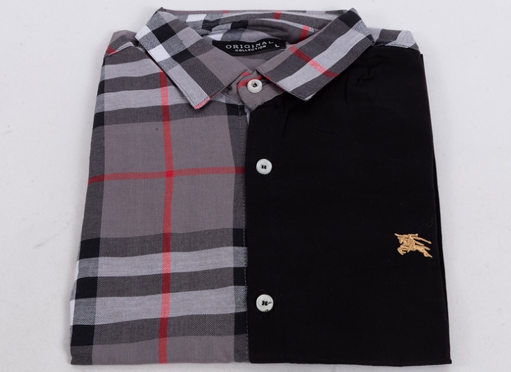 پیراهن چهارخانه مردانه طرح Burberry