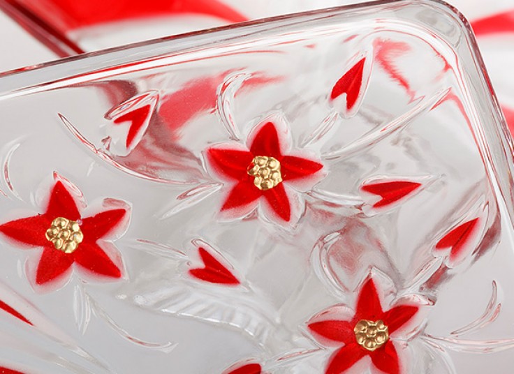 ظروف بلور رنگی Silica