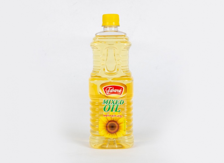 روغن مایع مخلوط و سرخ‌کردنی تبرک